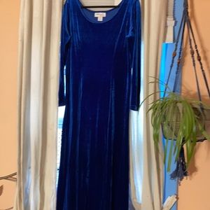 Cobalt Blue Tower Hill Collection Maxi Dress
